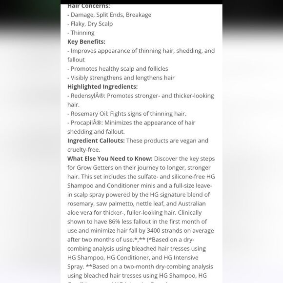 BondiBoost Grow Getter Haircare Kit For Thinning Hair - Picture 4 of 9